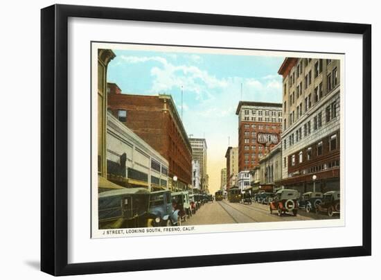 Downtown Fresno, California-null-Framed Art Print