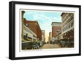 Downtown Fresno, California-null-Framed Art Print