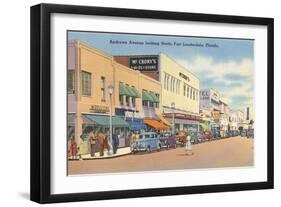 Downtown Ft. Lauderdale, Florida-null-Framed Art Print