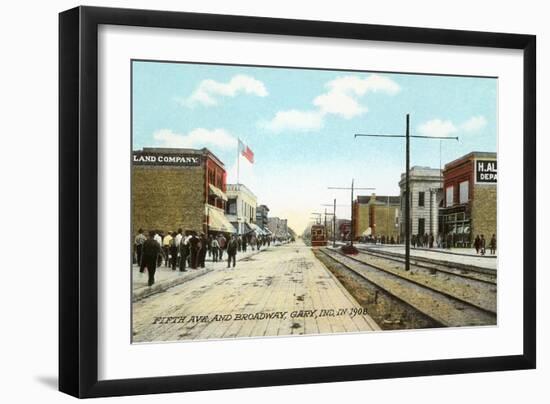 Downtown Gary, Indiana-null-Framed Art Print