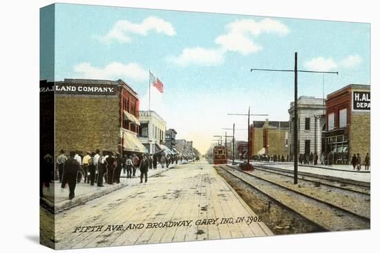 Downtown Gary, Indiana-null-Stretched Canvas