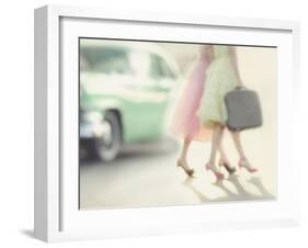 Downtown Girls-Mandy Lynne-Framed Art Print