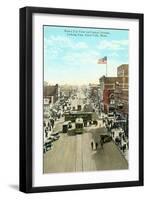 Downtown Great Falls-null-Framed Art Print