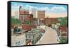 Downtown Greenville, South Carolina-null-Framed Stretched Canvas