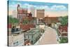 Downtown Greenville, South Carolina-null-Stretched Canvas