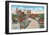 Downtown Greenville, South Carolina-null-Framed Art Print