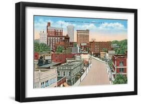 Downtown Greenville, South Carolina-null-Framed Art Print