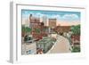 Downtown Greenville, South Carolina-null-Framed Art Print