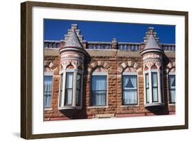 Downtown Historic Buildings, Guthrie, Oklahoma, USA-Walter Bibikow-Framed Photographic Print