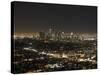 Downtown, Hollywood at Night, Los Angeles, California, United States of America, North America-Wendy Connett-Stretched Canvas