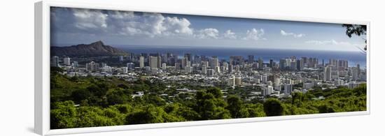 Downtown Honolulu, Hawaii, USA-Charles Crust-Framed Photographic Print