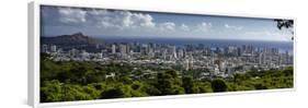 Downtown Honolulu, Hawaii, USA-Charles Crust-Framed Photographic Print