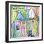 Downtown Houses-Wyanne-Framed Giclee Print