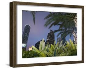 Downtown Houston, Texas, USA-Walter Bibikow-Framed Photographic Print