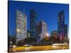 Downtown Houston.-Jon Hicks-Stretched Canvas