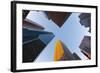 Downtown Houston.-Jon Hicks-Framed Photographic Print