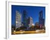 Downtown Houston.-Jon Hicks-Framed Photographic Print