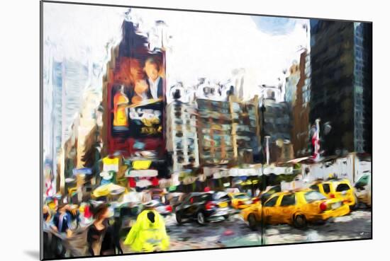 Downtown - In the Style of Oil Painting-Philippe Hugonnard-Mounted Giclee Print