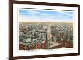 Downtown Indianapolis, Indiana-null-Framed Art Print