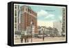 Downtown, Indianapolis, Indiana-null-Framed Stretched Canvas