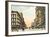 Downtown, Indianapolis, Indiana-null-Framed Art Print