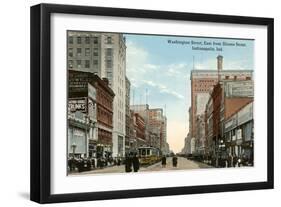 Downtown Indianapolis, Indiana-null-Framed Art Print