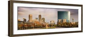 Downtown Indianapolis, White River State Park, Indianapolis, Indiana, USA.-Anna Miller-Framed Photographic Print