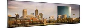 Downtown Indianapolis, White River State Park, Indianapolis, Indiana, USA.-Anna Miller-Mounted Photographic Print