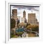 Downtown Indianapolis, White River State Park, Indianapolis, Indiana, USA.-Anna Miller-Framed Photographic Print