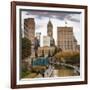 Downtown Indianapolis, White River State Park, Indianapolis, Indiana, USA.-Anna Miller-Framed Photographic Print