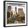 Downtown Indianapolis, White River State Park, Indianapolis, Indiana, USA.-Anna Miller-Framed Photographic Print