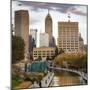 Downtown Indianapolis, White River State Park, Indianapolis, Indiana, USA.-Anna Miller-Mounted Photographic Print