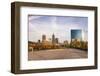 Downtown Indianapolis, White River State Park, Indianapolis, Indiana, USA.-Anna Miller-Framed Photographic Print