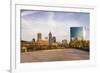 Downtown Indianapolis, White River State Park, Indianapolis, Indiana, USA.-Anna Miller-Framed Photographic Print