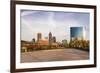 Downtown Indianapolis, White River State Park, Indianapolis, Indiana, USA.-Anna Miller-Framed Photographic Print