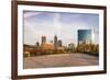 Downtown Indianapolis, White River State Park, Indianapolis, Indiana, USA.-Anna Miller-Framed Photographic Print