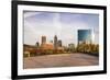 Downtown Indianapolis, White River State Park, Indianapolis, Indiana, USA.-Anna Miller-Framed Photographic Print