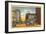 Downtown Jamestown-null-Framed Art Print