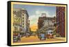 Downtown Jamestown-null-Framed Stretched Canvas