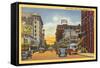 Downtown Jamestown-null-Framed Stretched Canvas