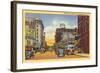 Downtown Jamestown-null-Framed Art Print