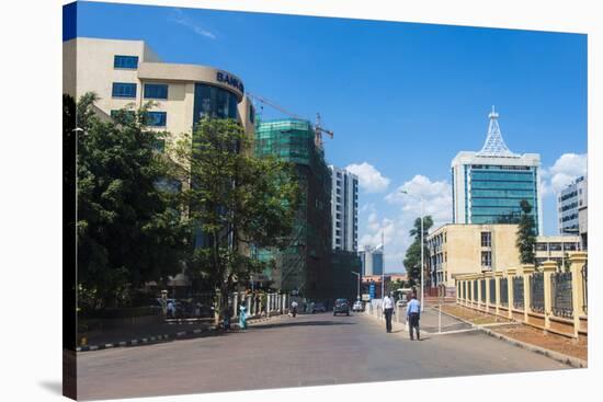 Downtown Kigali, Rwanda, Africa-Michael-Stretched Canvas