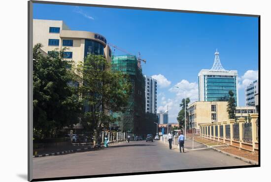 Downtown Kigali, Rwanda, Africa-Michael-Mounted Photographic Print