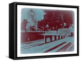 Downtown La-NaxArt-Framed Stretched Canvas