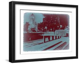 Downtown La-NaxArt-Framed Art Print