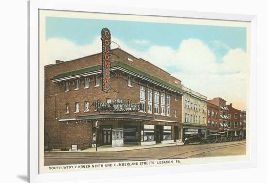 Downtown Lebanon, Pennsylvania-null-Framed Art Print