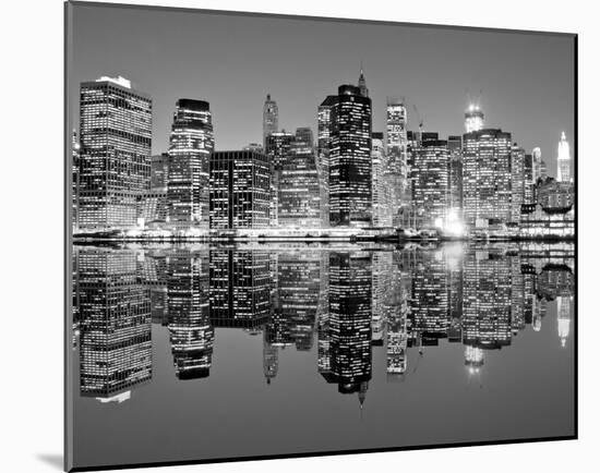 Downtown Lights-Mortula-Mounted Art Print