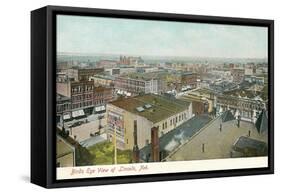 Downtown Lincoln, Nebraska-null-Framed Stretched Canvas