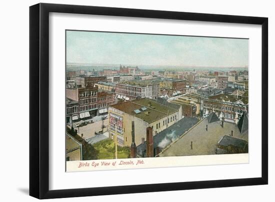 Downtown Lincoln, Nebraska-null-Framed Art Print