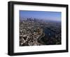 Downtown Los Angeles and MacArthur Park-Bill Varie-Framed Photographic Print